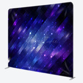 Aperturee - Aperturee Blue Purple Gradient Dashing Style Backdrop For Decor